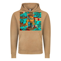 Vintage Camel cowboy boots with turquoise and aztec Vintage Hoodie - Artiststas