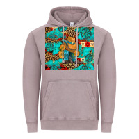 Vintage Zinc cowboy boots with turquoise and aztec Vintage Hoodie - Artiststas