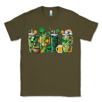 Army Green st.patricks stanley Classic Tee - MaliasSmallBusiness
