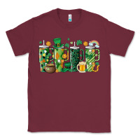 Burgundy st.patricks stanley Classic Tee - MaliasSmallBusiness