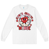 White cupids favorite nurse Long Sleeve Tee - MaliasSmallBusiness