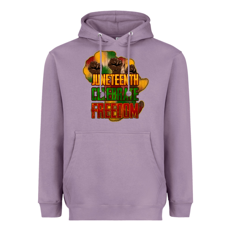 Juneteenth Celebrate Freedom Heavyweight Hoodie by NancyCooperArtShop | Teevron