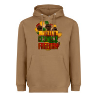Toasted Coconut juneteenth celebrate freedom Heavyweight Hoodie - NancyCooperArtShop