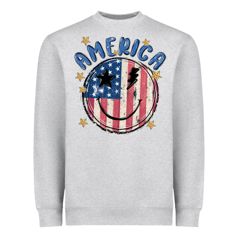 America Heavyweight Sweatshirt by MaliasSmallBusiness | Teevron