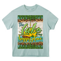 Arona the lake is my happy place air freshener Heavy Core Tee - HRA Design Shop