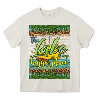 The Lake Is My Happy Place Air Freshener Heavy Core Tee | Teevron