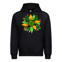 Black St. Patrick's sunflower Urban Hoodie - OliviaCreatesArt