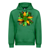 Emerald St. Patrick's sunflower Urban Hoodie - OliviaCreatesArt