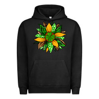Pigment Black St. Patrick's sunflower Urban Hoodie - OliviaCreatesArt