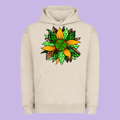 St. Patrick's Sunflower Urban Hoodie Designed By Oliviacreatesart