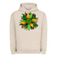 Pigment French Oak St. Patrick's sunflower Urban Hoodie - OliviaCreatesArt