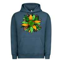 Pigment Midnight Navy St. Patrick's sunflower Urban Hoodie - OliviaCreatesArt