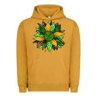 Pigment Peanut Butter St. Patrick's sunflower Urban Hoodie - OliviaCreatesArt