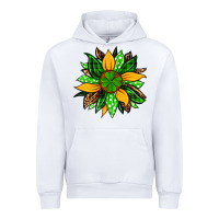 White St. Patrick's sunflower Urban Hoodie - OliviaCreatesArt