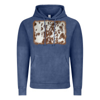Vintage Denim cowhide background Vintage Hoodie - AdoDesignShop