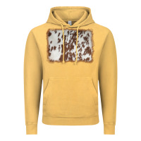 Vintage Mustard cowhide background Vintage Hoodie - AdoDesignShop