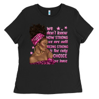 Black afro woman cancer Ladies Tee - texasbilliewilder