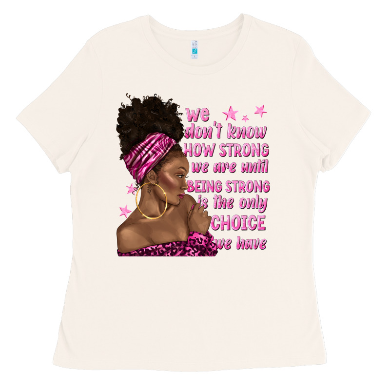Afro Woman Cancer Ladies Tee by texasbilliewilder | Teevron