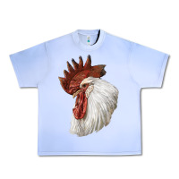 Grape Ice Leghorn Rooster Head Urban Heavy Tee - LillyAllenDesigns