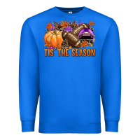 True Royal Tis' the season Football purple helmet Premium Sweatshirt - NancyCooperArtShop