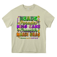 Mossy beads parades king cake crawfish mardi gras Heavy Core Tee - FaDigitalArtStudio