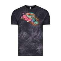 Cloud Black cowboy hat Vintage Tee - AdoDesignShop