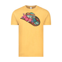 Vintage Mustard cowboy hat Vintage Tee - AdoDesignShop