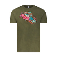 Vintage Olive cowboy hat Vintage Tee - AdoDesignShop