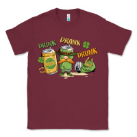 Burgundy deink drank drunk st. patrick's day Classic Tee - MaliasSmallBusiness