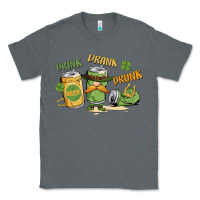 Charcoal Heather deink drank drunk st. patrick's day Classic Tee - MaliasSmallBusiness