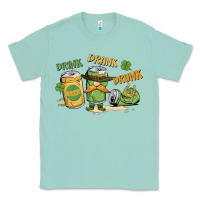 Seafoam deink drank drunk st. patrick's day Classic Tee - MaliasSmallBusiness