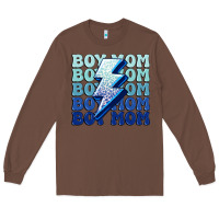 Chestnut boy mom Long Sleeve Tee - MaliasSmallBusiness