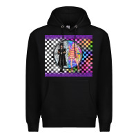 Black gothic girl horror family Premium Hoodie - TumblerDesignByShophia