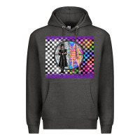 Charcoal Heather gothic girl horror family Premium Hoodie - TumblerDesignByShophia