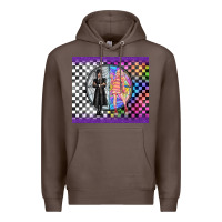 Coffee gothic girl horror family Premium Hoodie - TumblerDesignByShophia