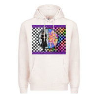 Pale Pink gothic girl horror family Premium Hoodie - TumblerDesignByShophia