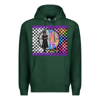 Sports Green gothic girl horror family Premium Hoodie - TumblerDesignByShophia
