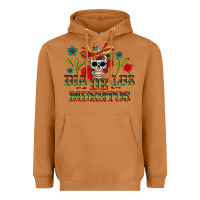 Meerkat Dia De Los Muertos Heavyweight Hoodie - texasbilliewilder
