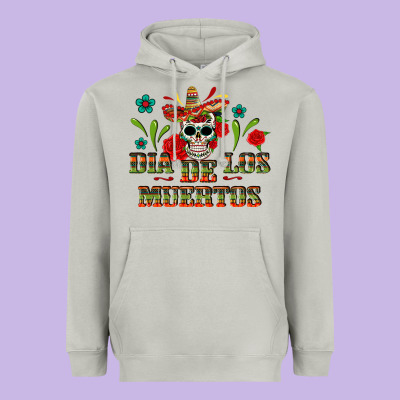 Dia De Los Muertos Heavyweight Hoodie Designed By Texasbilliewilder