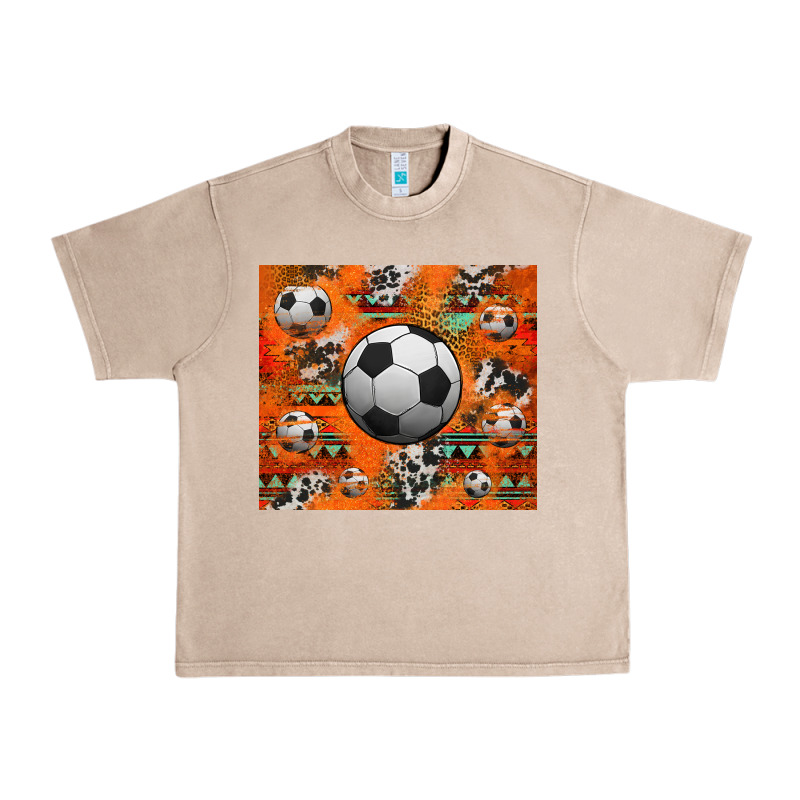 Soccer Aztec Glitter Tumbler Urban Heavy Tee by Jasminsmagicworld | Teevron