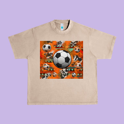 Soccer Aztec Glitter Tumbler Urban Heavy Tee Designed By Jasminsmagicworld