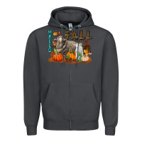 Smoke Hello Fall Merino Wool Sheep Zipper Hoodie - LillyAllenDesigns