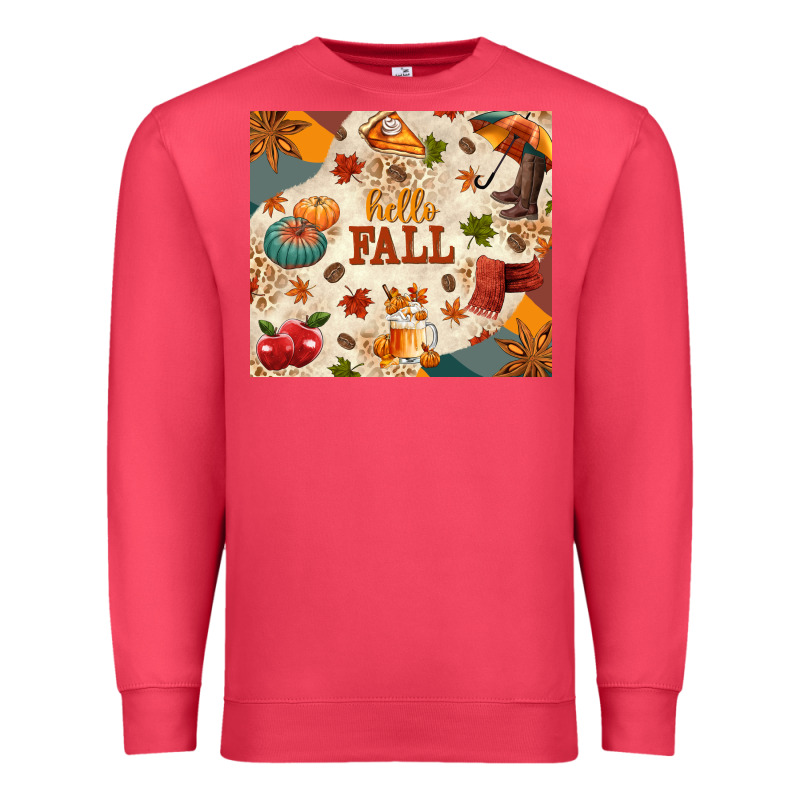 Hello Fall Premium Sweatshirt by texasbilliewilder | Teevron