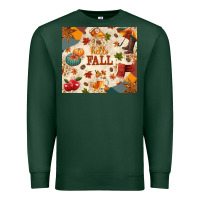 Sports Green Hello Fall Premium Sweatshirt - texasbilliewilder