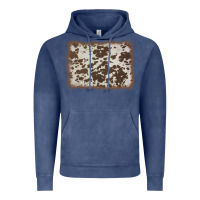Vintage Denim cowhide background Vintage Hoodie - AdoDesignShop