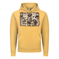 Vintage Mustard cowhide background Vintage Hoodie - AdoDesignShop