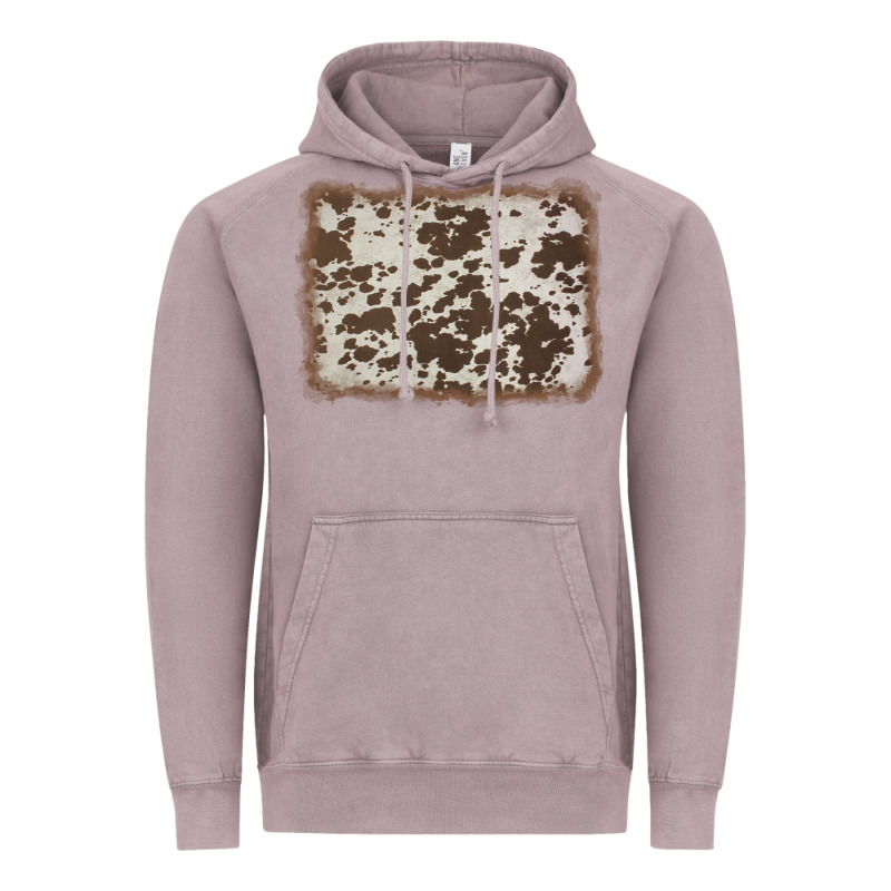 Cowhide Background Vintage Hoodie by AdoDesignShop | Teevron