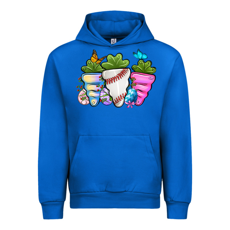 Easter Day Baseball Easter Sports Carrots Urban Hoodie by OliviaCreatesArt | Teevron