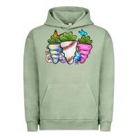 Pigment Oil Green Easter Day Baseball Easter sports carrots Urban Hoodie - OliviaCreatesArt