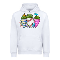 White Easter Day Baseball Easter sports carrots Urban Hoodie - OliviaCreatesArt